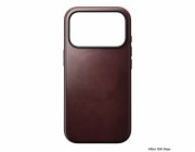 Nomad kryt Modern Leather Case MagSafe Horween pre iPhone 17 Pro - Burgundy Chromexcel