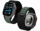 Spigen remienok Fabric Band pre Apple Watch 44-49mm - Bla...