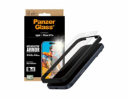 PanzerGlass ochranné sklo Anti-Reflective Armor pre iPhone 17 Pro - Black Frame