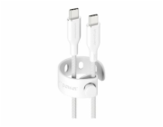empower by PanzerGlass - USB kabel - USB-C (M) do USB-C (M) - USB 2.0 - 48 V - 5 A - 1.2 m - Fast Power Charging (240W) - stríbrne bílá