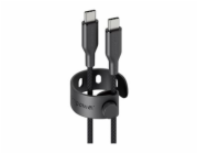 empower by PanzerGlass - USB kabel - USB-C (M) do USB-C (M) - USB 2.0 - 48 V - 5 A - 2 m - Rychlé nabíjení až 240 W - vesmírne cerná