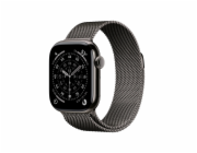 Apple Watch Series 11 GPS + Cellular 42mm Bridlicový sivý titán s bridlicovo sivým milánskym ťahom