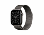 Apple Watch Series 11 GPS + Cellular 42mm Bridlicový sivý titán s bridlicovo sivým milánskym ťahom