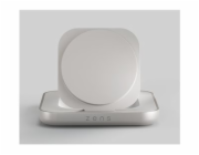 ZENS Nightstand Charger - Stojan pro bezdrátové napájení - magnetický + AC napájecí adaptér - 15 watt - bílá