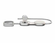 ZENS Pro 3 USB C - C cable 1,5 m 240W Qi2 charger+ Watch White