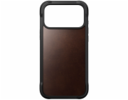 NOMAD kryt Rugged Leather Case Magsafe Horween pro iPhone 17 Pro Max - Rustic Brown