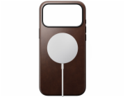 NOMAD kryt Modern Leather Case Magsafe Horween pro iPhone 17 Pro Max - Rustic Brown