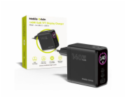 Mobile Origin Nabíječka 140W GaN Display Nabíječka PW21 - 2x USB-C + USB-A
