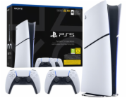 Herní konzole SONY PS5 Digital 825 GB + 2 ovladače DS5