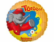 Party Factory fóliový balónek Benjamin Blümchen Kulatý O 45 cm Törööö Motiv 2
