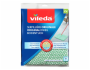Vileda podlahová utěrka s 50% mikrovláknem, balení po 2 kusech