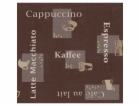 Ubrus DC-fix Cappuccino Chocolate O kulatý 150 cm