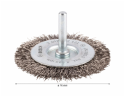 Kotoučový kartáč Bosch Pro Nerezová ocel Clean, rovný dřík 70 mm x 0,3 mm
