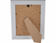 Klasický černý plastový fotorámeček, 18 cm x 24 cm