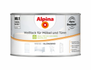 Alpina bílý lak na nábytek a dveře, lesklý, 300 ml