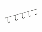 Chromovaná věšáková lišta Hettich 35 cm