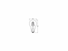 LED žárovka Osram E27, tvar žárovky, 3,4 W, 470 lm, čirá,...