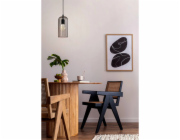 Závěsná lampa Eglo Roccamena, černoměděná, O 13 cm x 110 cm, 1 žárovka