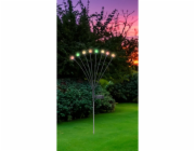 Solární světlo Globo z nerezové oceli RGB 70 cm