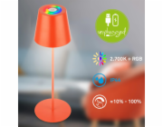 Stolní lampa Brilo s držákem na lahve 3 v 1 RGB Apricot O 12 cm x 36 cm