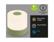Bezdrátová stolní lampa Brilo malá zelená 2W
