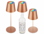 Stolní lampa Brilo s držákem na lahve 3 v 1 RGB Hnědá O 12 cm x 36 cm