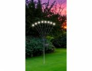 Solární světlo Globo z nerezové oceli, přenosné, 70 cm