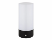 Stolní lampa Globo Lex, kovová, matně černá, RGBW LED, 88 x 190 mm