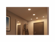 Paulmann zapuštěný panel Areo VariFit IP44 13W 4000K 175 mm chrom matný plast