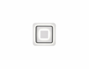 Stropní LED světlo Reality Jora 1 světlo, bílé matné, 39,5 cm x 39,5 cm