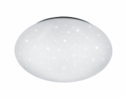 LED stropní svítidlo, sádrovobílé, 1 žárovka, 15 W, 1500 lm, efekt hvězdné oblohy