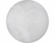 Stropní LED svítidlo Reality Umbria, barva alabastru, V x Š: 7 x 38 cm