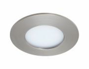 Zapuštěné LED svítidlo Briloner, plast, matný nikl, V: 3 cm, O: 8,5 cm
