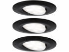Paulmann LED zapuštěné svítidlo Calla kulaté 3x6 W černé ...