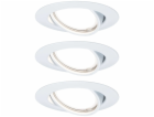 Paulmann LED zapuštěné svítidlo, patice 3 x 5 W, GU10, bí...