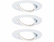 Paulmann LED zapuštěné svítidlo, patice 3 x 5 W, GU10, bílá, 3stupňová stmívatelnost