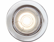 Zapuštěné LED svítidlo, sada 3 ks, kov, chromovaná povrchová úprava, 3,5 W, teplá bílá, otočné, O 8,6 cm