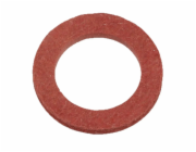 Kirchhoffovo těsnění šroubového spoje, vulkanizované vlákno, 12 mm x 18 mm x 1,5 mm, červené, 4 kusy
