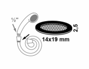 Kirchhoffovo sítko na lapač nečistot pro sprchovou hadici 13 mm (1/2")