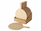 Prkénko na krájení Boltze BBQ 1 cm x 26 cm x 37 cm přírodní