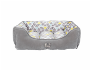 Pelíšek pro domácí mazlíčky Heim Summerline Velikost L 85 cm x 65 cm x 28 cm Šedý/Vícebarevný