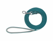 Vodítko pro psy Jollypaw, dlouhé s poutkem na ruku, 5 m x 15 mm, petrolejové