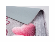 Čisticí podložka Astra Pure and Soft 50 cm x 70 cm Home Hearts stříbrná