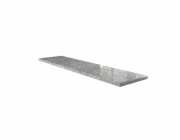 Sino šedobílý parapet 101 cm x 25 cm x 2 cm s vodní drážkou