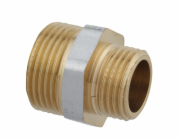 Kirchhoff redukční dvojitá nipl 33,3 mm (1" AG) x 26,4 mm (3/4" AG) chrom