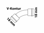 Kirchhoff CU koleno 45° 2 pouzdra polotovar 18 mm