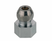 Kirchhoff kompresní spojka, chrom, 18,7 mm (1/2" vnitřní závit) x 8 mm
