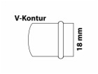 Koncová krytka Kirchhoff CU 1 pouzdro polotovar 18 mm