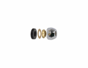Převlečná matice Kirchhoff s kompresním fitingem, chrom, 18,7 mm (1/2") x 10 mm