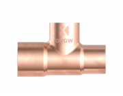 Kirchhoff redukční T-kus 18 mm x 15 mm x 15 mm 3 objímky, hladké